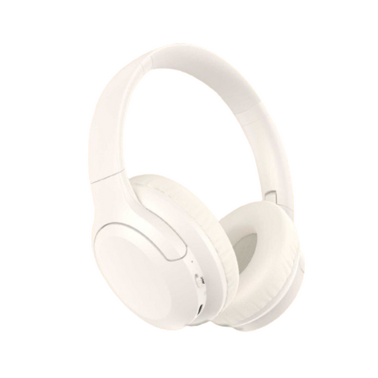 Noise Reduction Bluetooth Headphones (White)